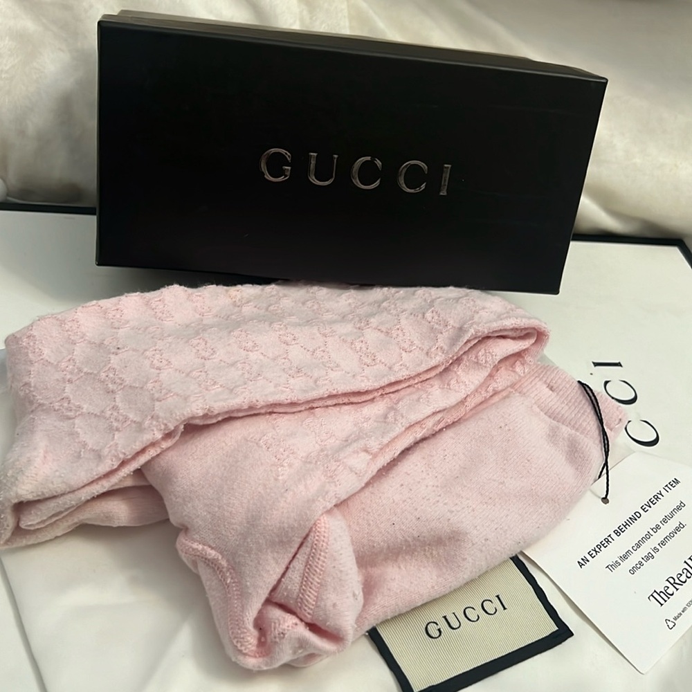Authenticated Gucci GG logo tights